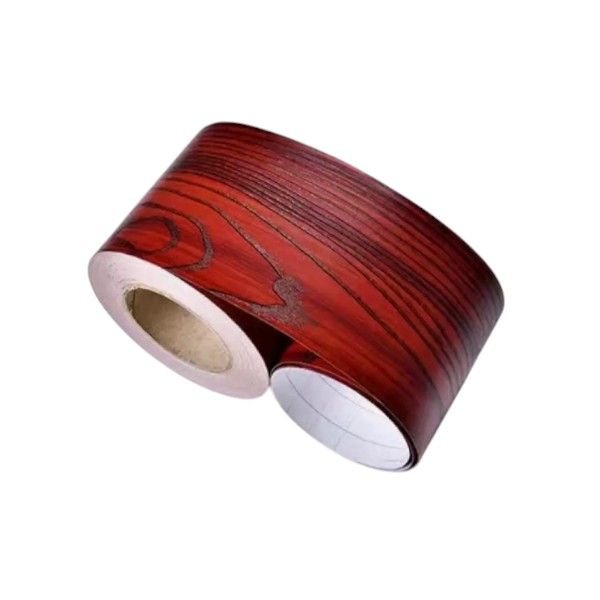 1 Roll - Self-Adhesive Thickened Lamination Wood Grain Vinyl - Light Walnut