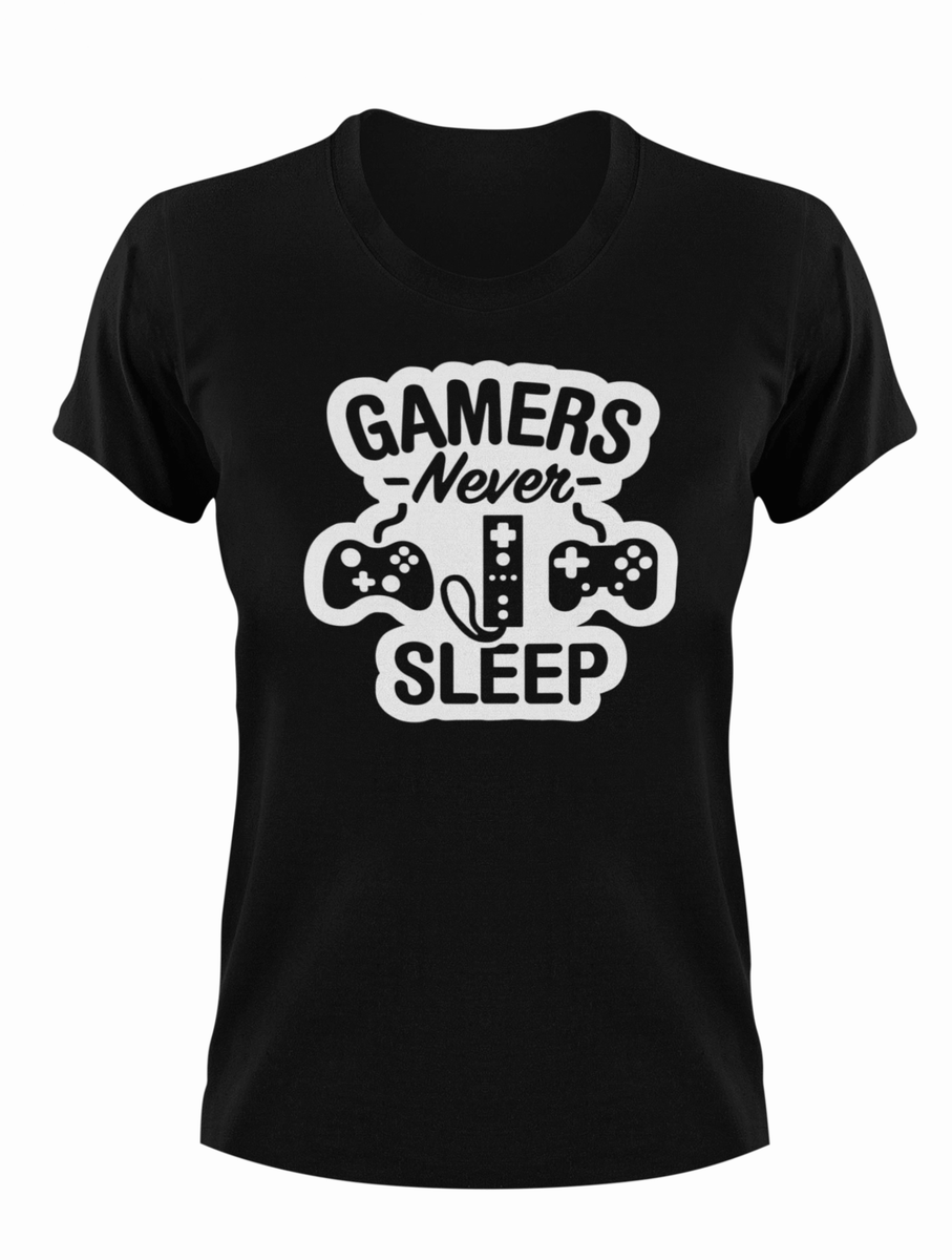 Gamers Never Sleep T Shirt Shop Today Get It Tomorrow