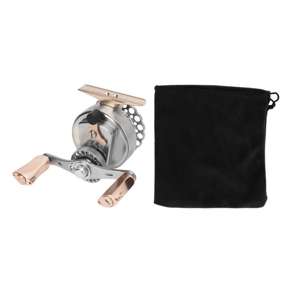 ICE50 Right Handed All Metal Ice Fishing Reel 9 Bearings