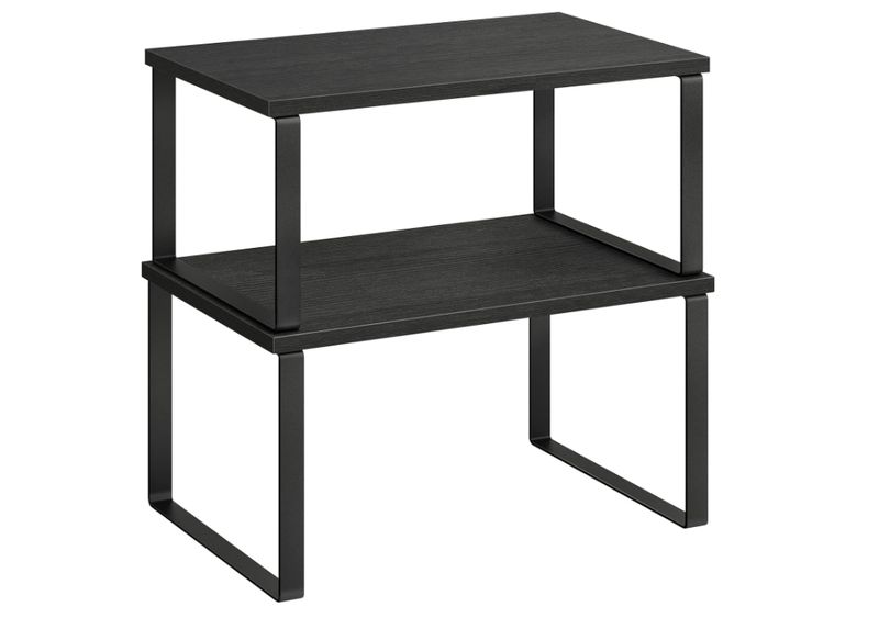 Cabinet Organizer Shelf, Kitchen Counter Shelves, Kitchen Storage, Set of 2