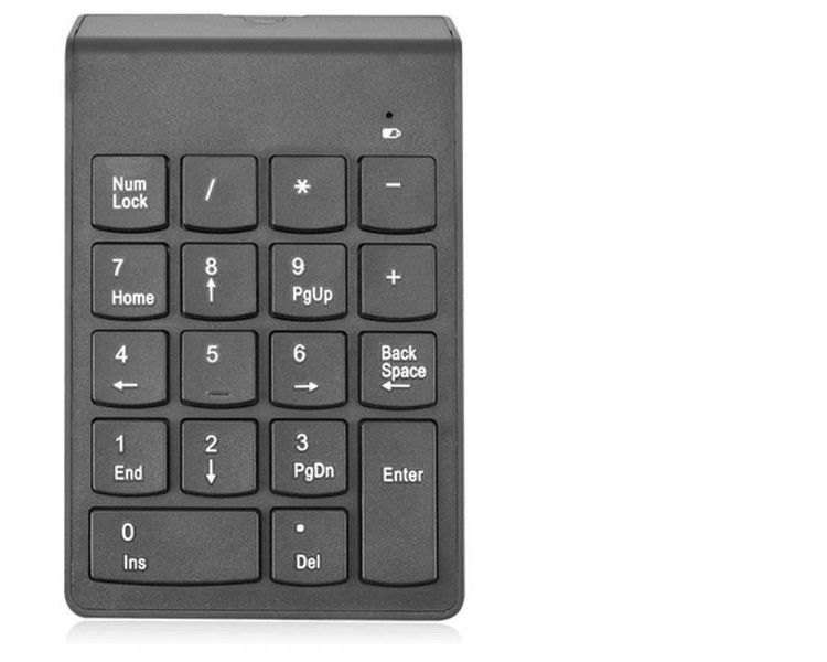 Tuff-Luv Bluetooth Numeric Keypad - 18 keys - Black