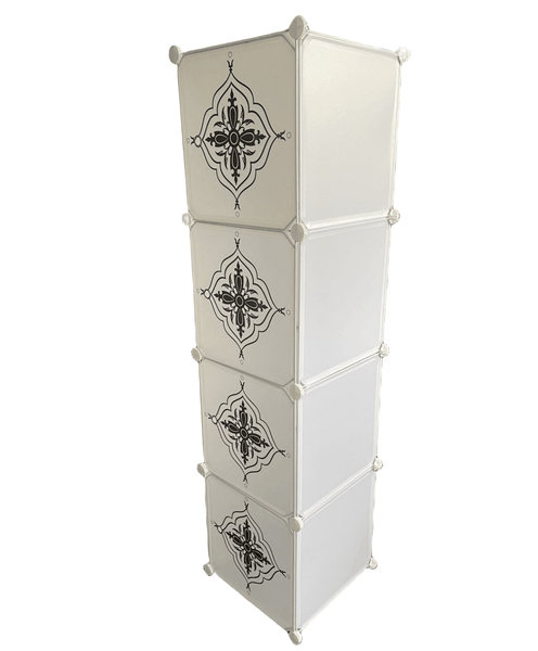 DIY Magic 4 Cube Wardrobe Large Capacity Creative Storage Cabinet