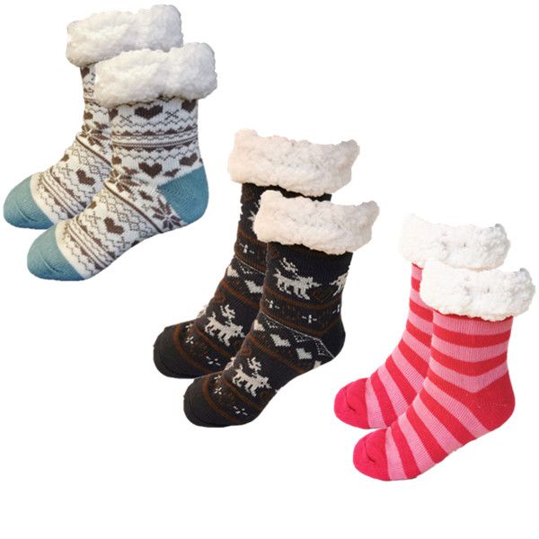 3 x 2020 Cameo Polar Heat Thermal Winter Socks - 3 Pair-Mint+Navy+Pink