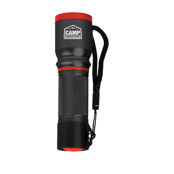 Campmaster Torch Flashlight LED Aluminium 150 lumen With 3 AAA