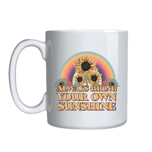 Sunshine Coffee Mug Motivational Trendy Graphic Cup Birthday Present 012