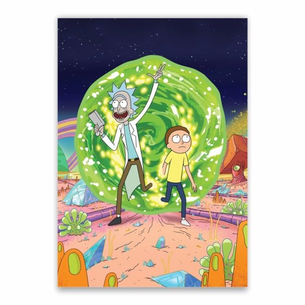 Rick &amp; Morty Splash - A1 Poster