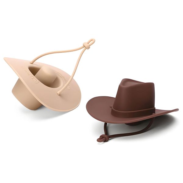 Wine Bottle Stopper Cowboy Hat Silicone Stoppers Set of 2