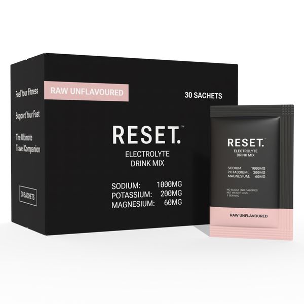 RESET 30's - RAW Unflavoured | Sugar-Free Hydration Electrolytes