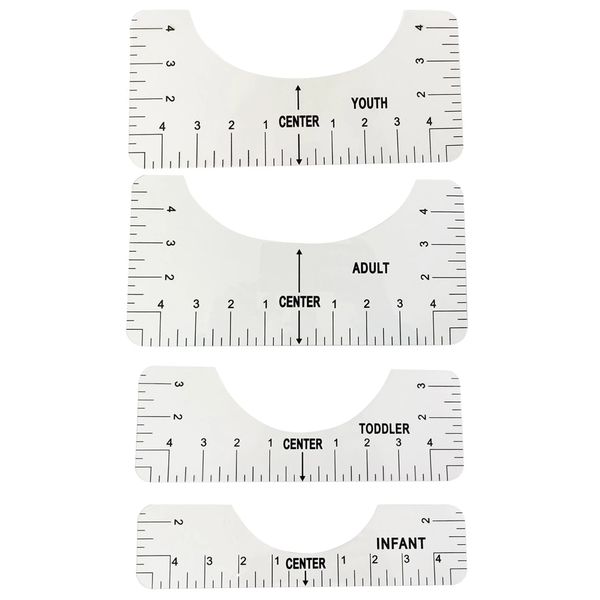 Craft Multifunctional T-Shirt Alignment Ruler For Adults, Teens And Babies