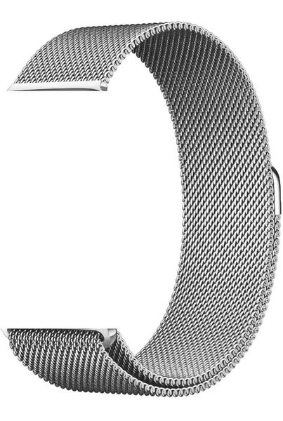 Stainless Steel Braided Strap Compatible With Apple Watch- 42/44/45mm-Silver