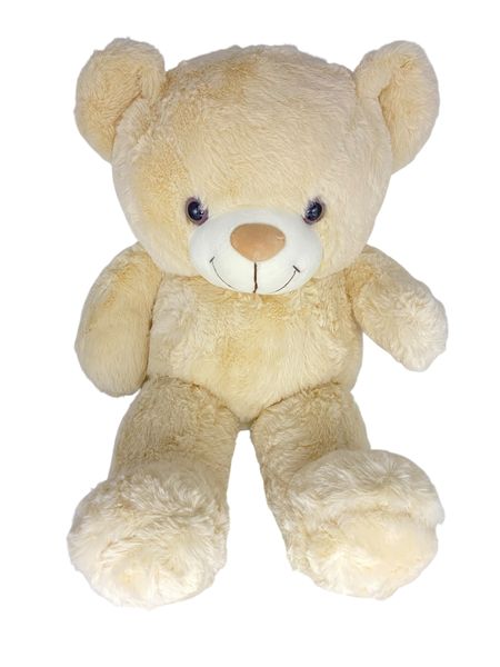 Plush Smiley Teddy - 45cm Soft &amp; Cuddly Toy