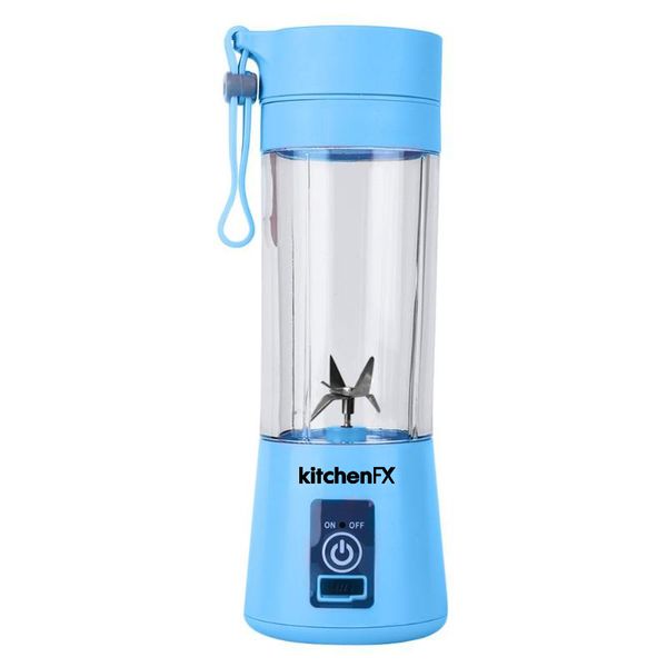 KitchenFX Portable and Rechargeable 175W USB Blender with Strainer