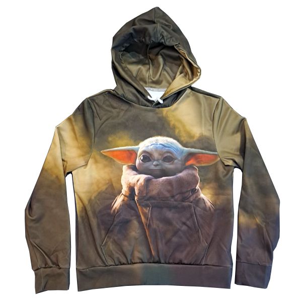 Kids Baby Yoda Grogu - Hoodie