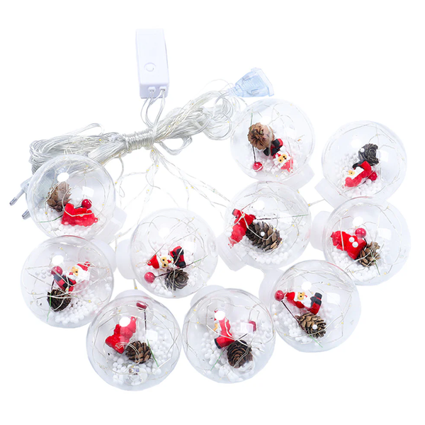 Christmas Wishing Ball String Lights Decoration Lights Santa Claus DIY Tree