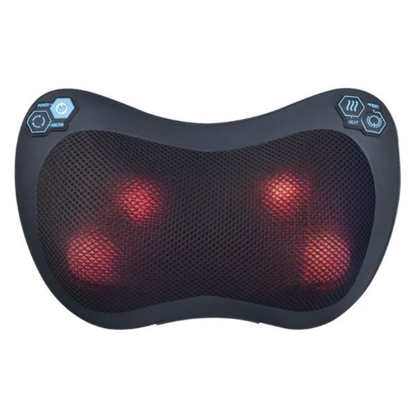 Deep Neck and Back Pain Relief with Heated Acupressure Electric Massager