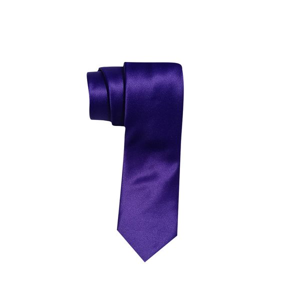 Plain Satin Tie - StatesMan - Black