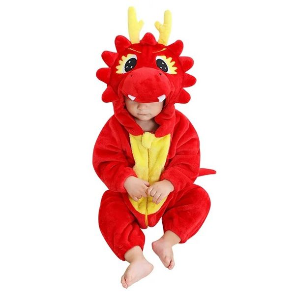 Red Dragon Hooded Onesie