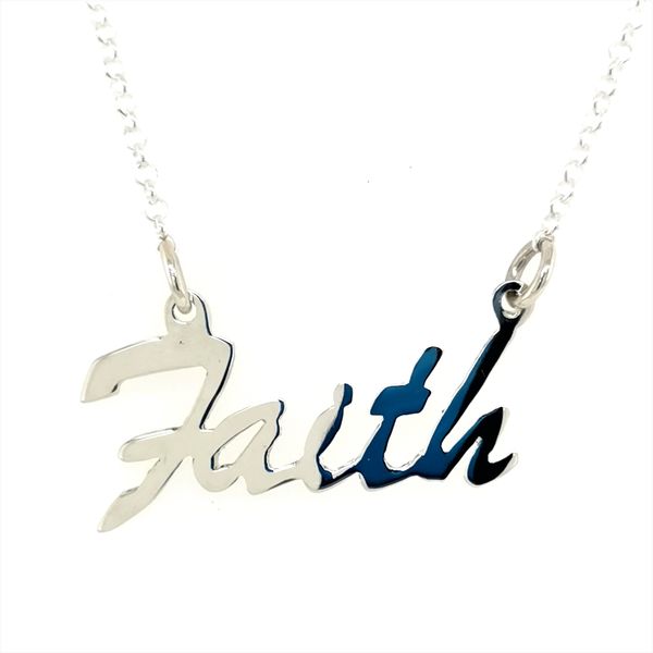 Sterling Silver (925) faith necklace