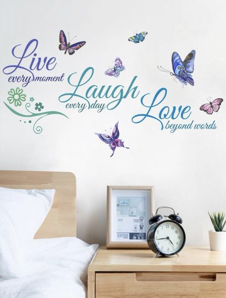 Live Love Laugh Wall Decal - 38cm x 65cm