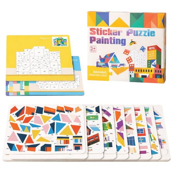 Sticker Puzzle Painting Set - Multicolour