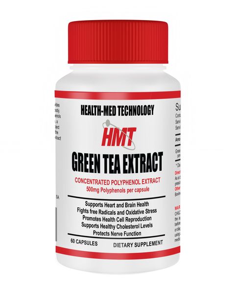 HMT Green Tea Extract (98% Polyphenols) 500mg 60's