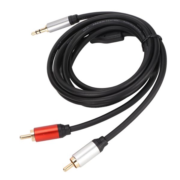 3.5mm to2RCA Cable Male to Male HiFi Stereo Gold Plated Sound Splitter Cord