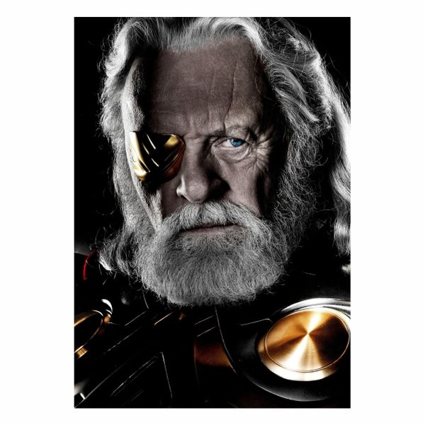 Odin Father of Thor Portrait - A1 poster
