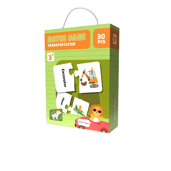 House Brand Match Game - Transportation - 30 Piece