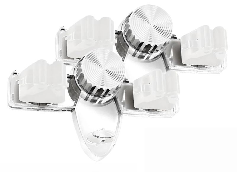 Broom Holder Mop Hanger,(2, White)