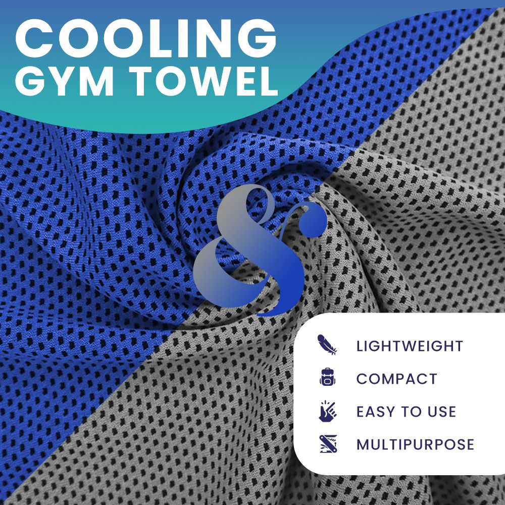 Pulse Active Multipurpose Cooling Fitness Towel - Set of 2 | Shop