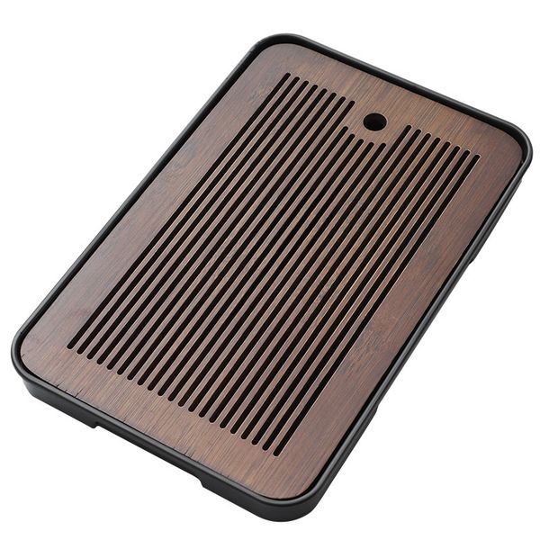 Chinese Natural Bamboo Tea Tray Water Storage Kung Fu Tea Set