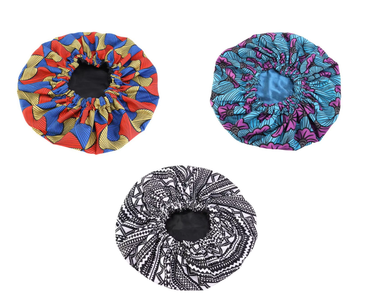 3 Pack Satin-lined Bonnets
