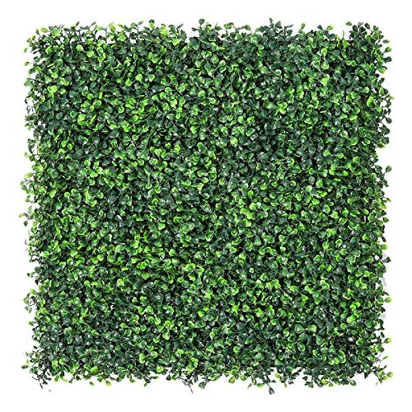 Classic Premium Artificial Instant Hedge Wall Foliage Planter Panels ...