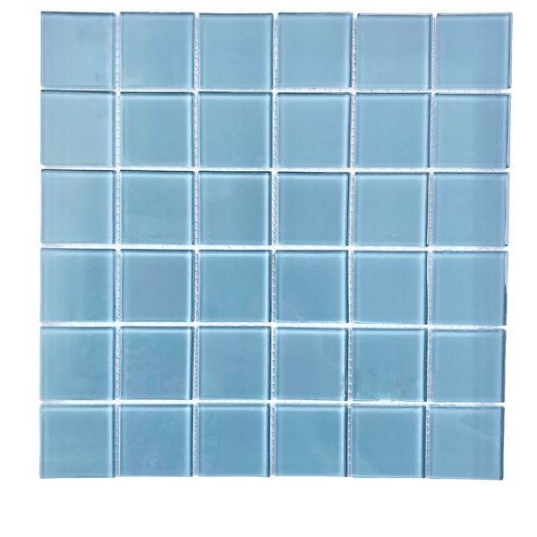 Decor Tiles -Crystal Glass Grey/Blue