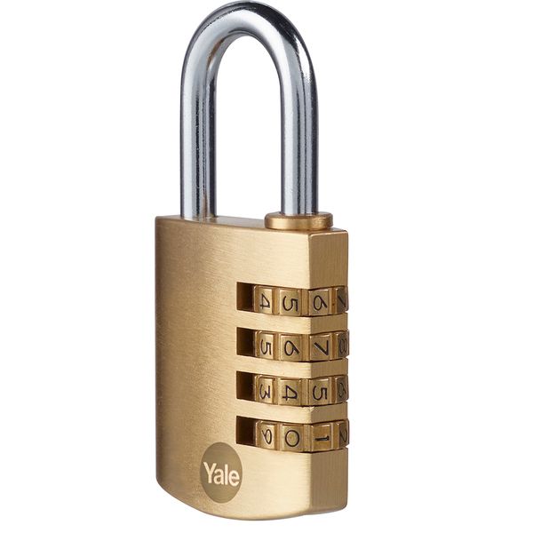 Yale 40mm Brass combination padlock