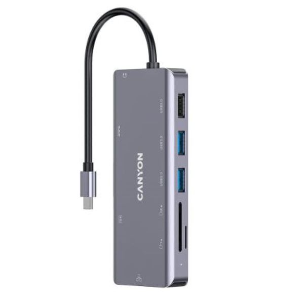 CANYON 9 in 1 USB Type-C 4K Ultra HD Networking Hub