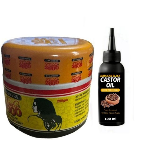 Big Size Chapter 2000 Hair Growth Scalp Treatment &amp; Jamaican Castor Oil