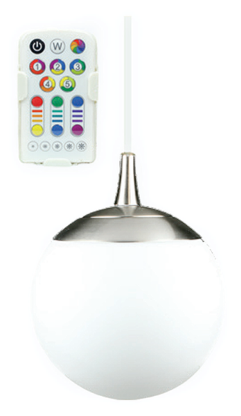 230Vac 5.5W LED Colour Changing /WW Pendant Ø200 X1000MM