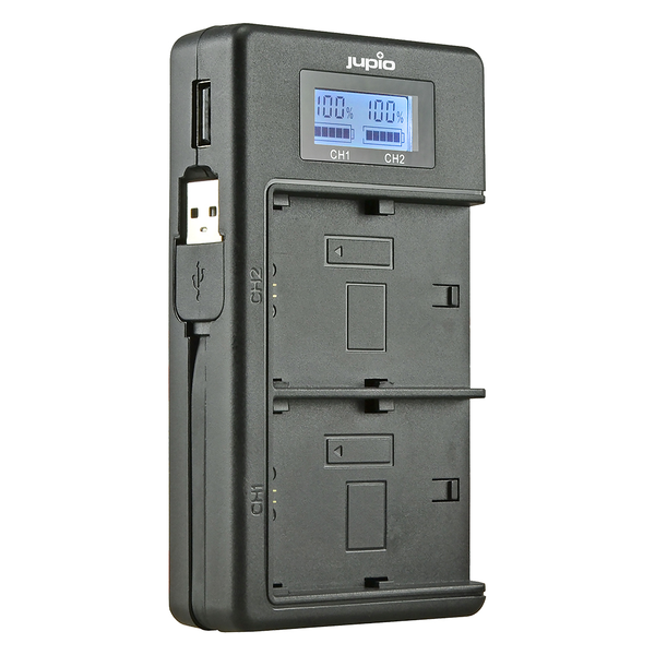 Jupio USB Dedicated Duo Charger with LCD for Nikon EN-EL25