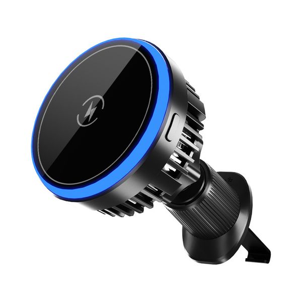 Magnetic Car Mount with Wireless Charging for Phones