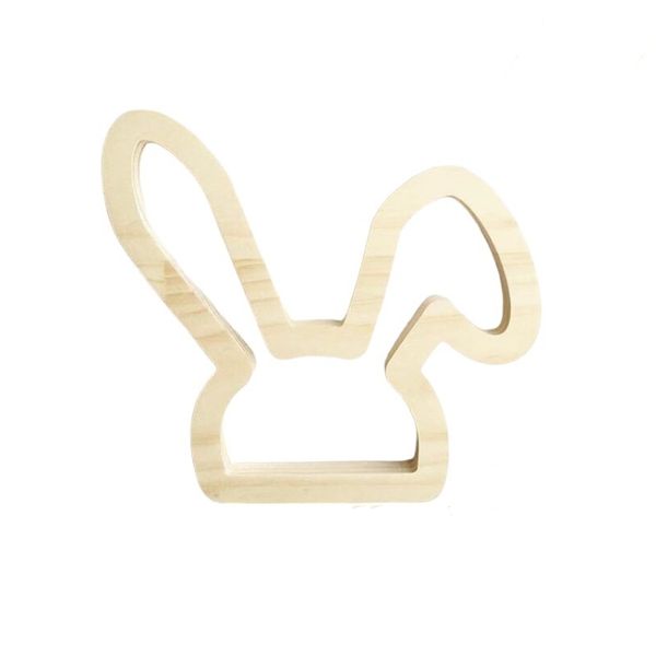 Wooden Rabbit Wall Decor