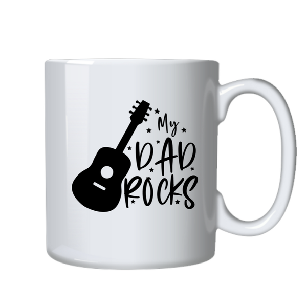 Guitar Rocking Dad Father's Day Birthday Christmas Gift Cup Mug 501