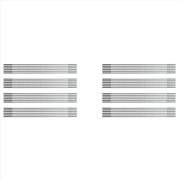 Scroll Saw Blades Plain End 5 Inch 24Pcs 12 Tpi Regular Tooth