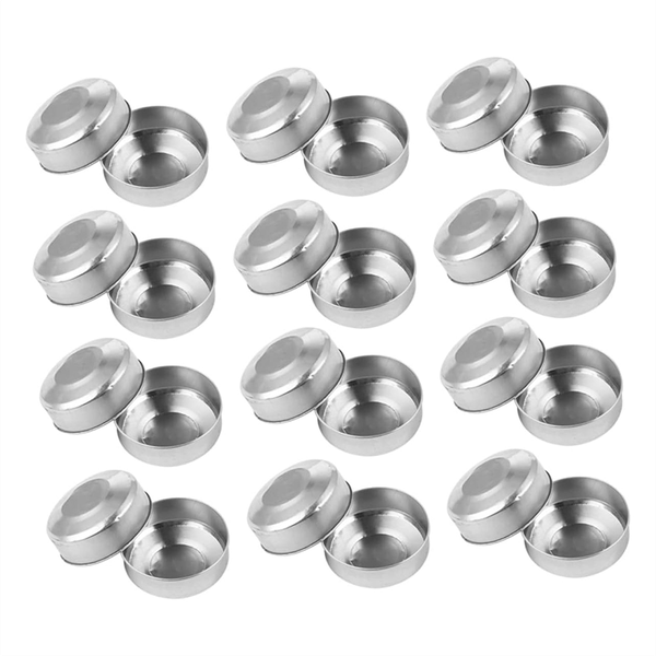 400pcs Aluminum Candle Box Candlestick Tealight Candle Dish DIY Candles
