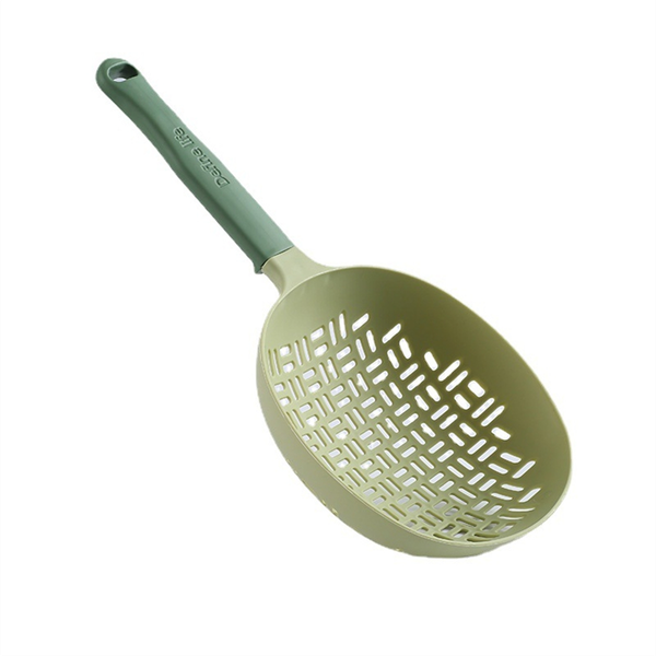Scoop Colander Silicone Colander Handle Strainer Colander Green