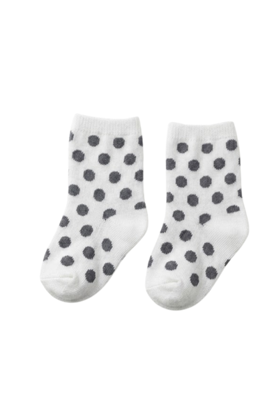Dottie Tots Polka Dot Baby Socks 3 Months