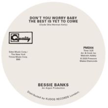Don't You Worry Baby the Best Is Yet to Come (Vinyl / 7" Single)