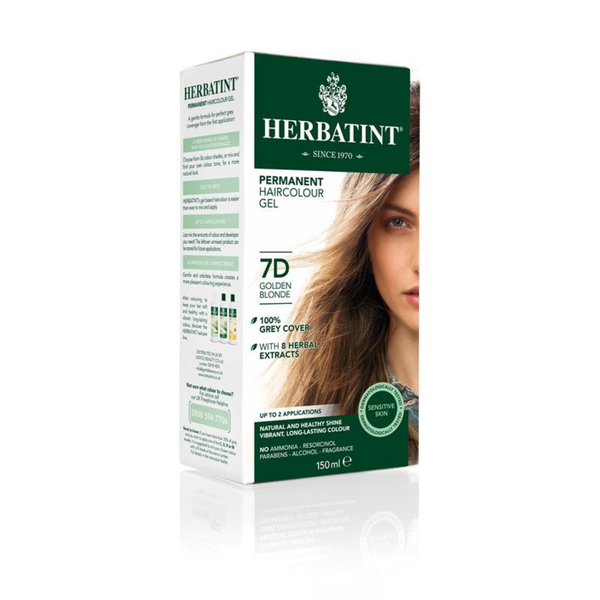Herbatint Hair Colour - 7D Golden Blonde x 6