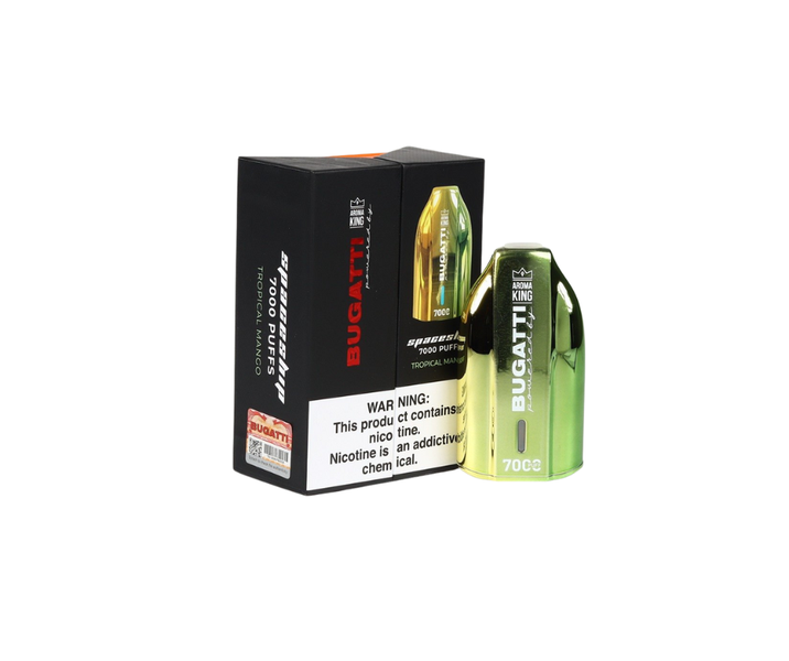 Bugatti Spaceship Disposable Vape 7000 Puff 15ml 5% - Tropical Mango