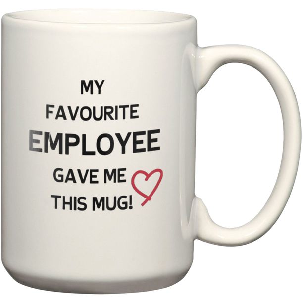 My Favorite Employee Gave Me This Mug Birthday Christmas Boss Gift Mug